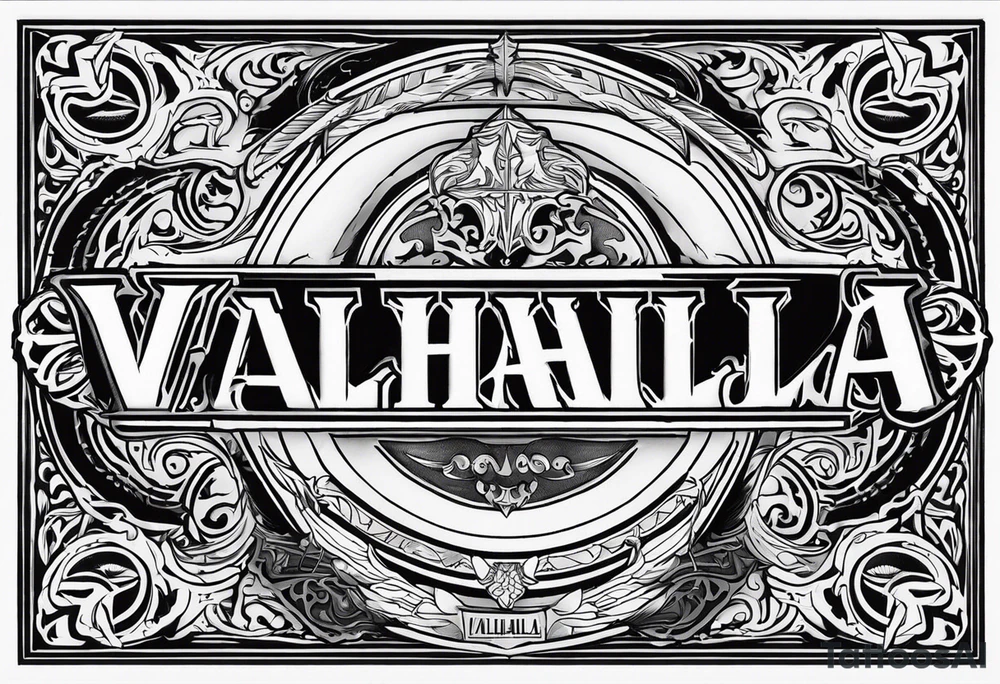 Valhalla military tattoo idea