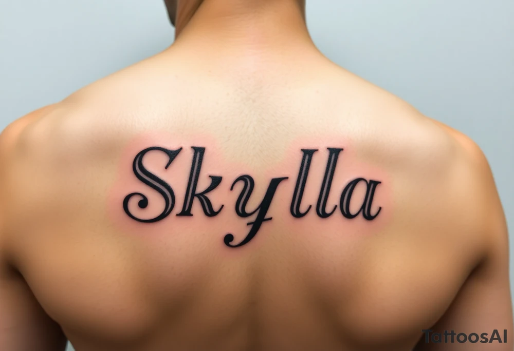 Skyla tattoo idea