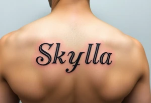 Skyla tattoo idea