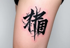 二千六年十二月三十日 in kanjis sosho thin lines gothic style tattoo idea