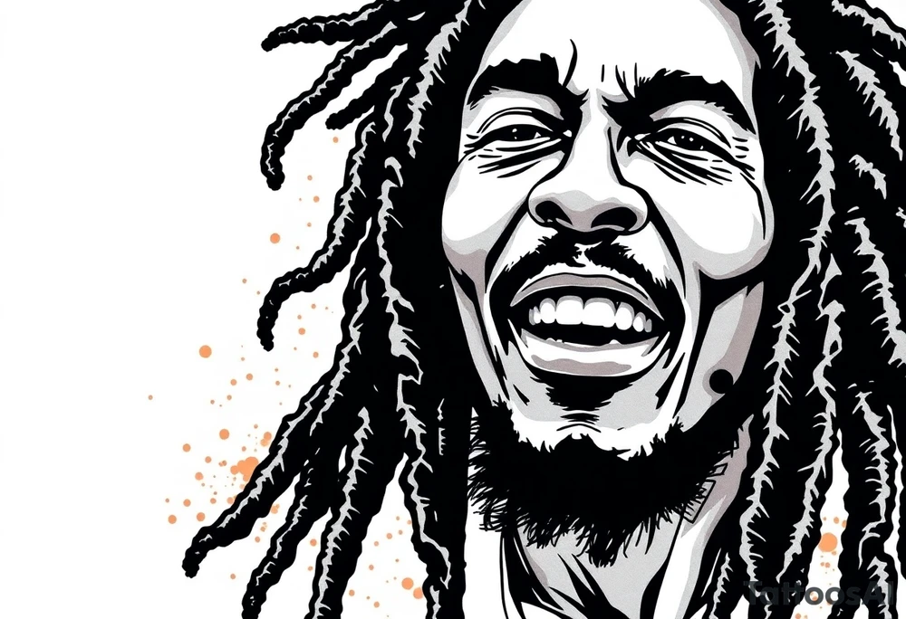 bob Marley tattoo idea