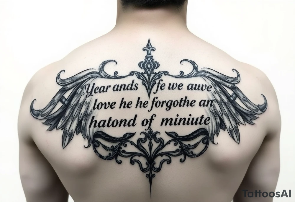 Years of love have been forgotten in the hatred of a minute tattoo idea