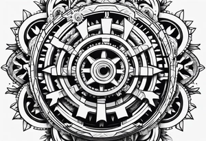 cogwheel tattoo idea