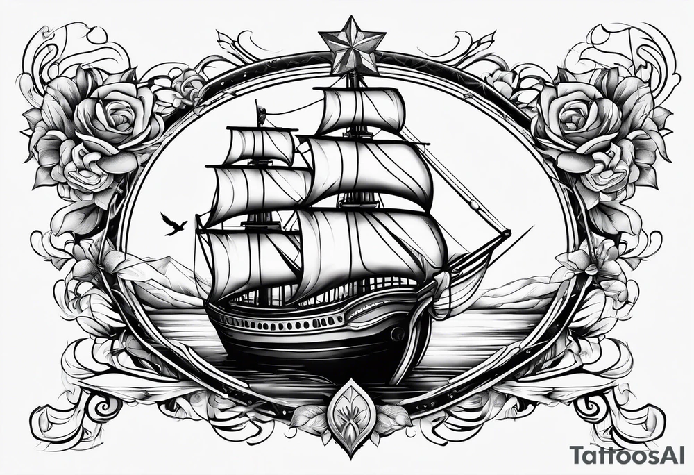 Religious sailor tattoo idea