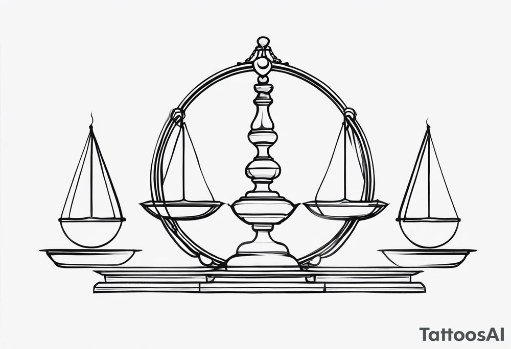 balance tattoo idea