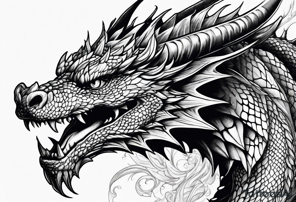 Dragon tattoo idea