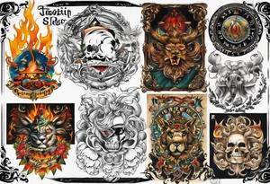 08.15.1966, 07.17.1974, 03.03.1992, 02.11.2008 and 02.02.2006 tattoo idea