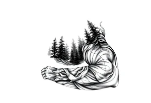 Forest tattoo idea