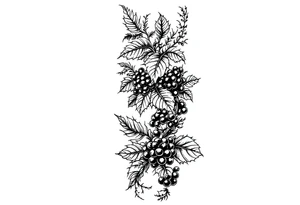 American traditional blackberry vine to wrap around an arm

I tattoo idea