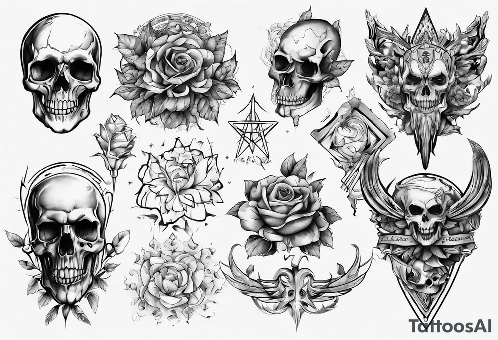 Sklettformel von Benzoesäure tattoo idea