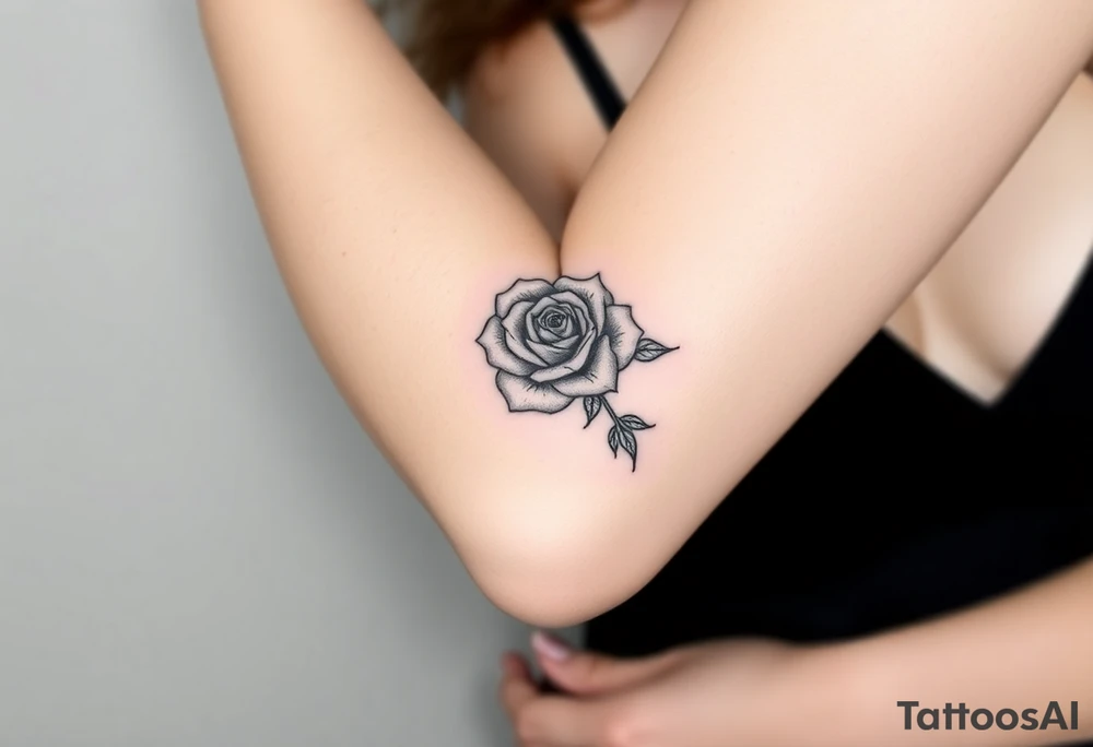 rose tattoo idea