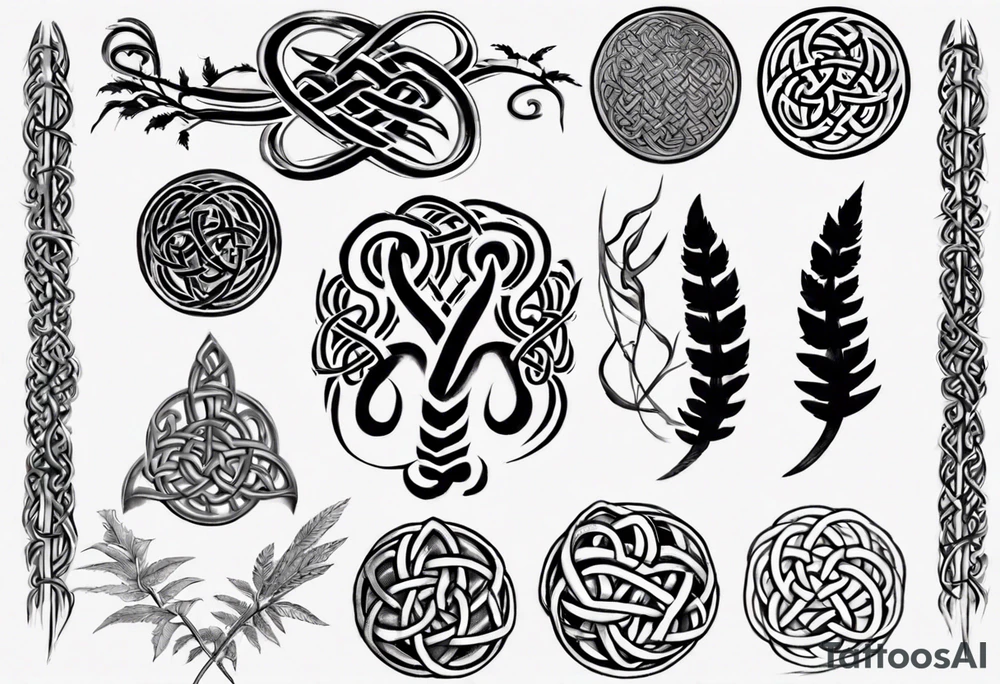 Silver Fern, Celtic knots tattoo idea