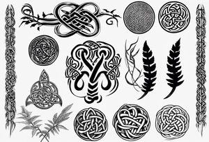 Silver Fern, Celtic knots tattoo idea