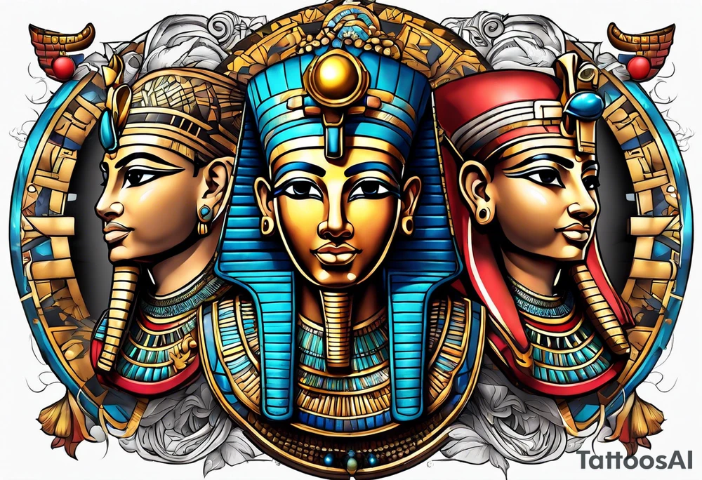 egypt gods tatto tattoo idea