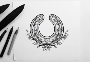 Horseshoe and 4x4 tattoo idea