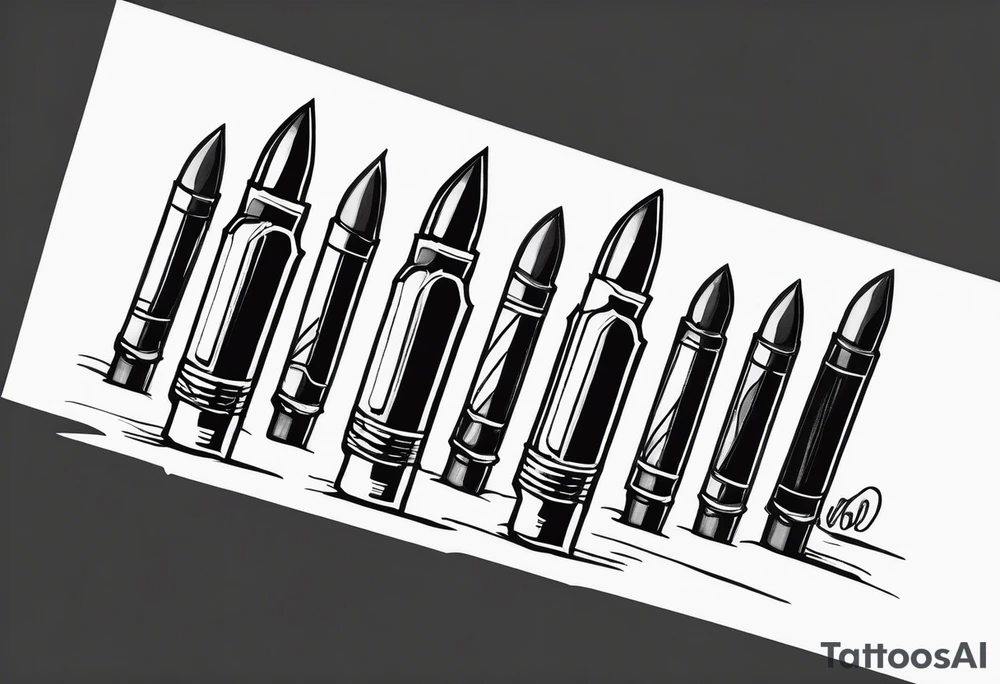 bullets tattoo idea