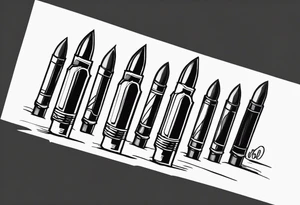 bullets tattoo idea