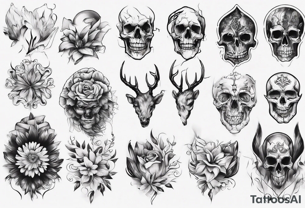 Человек разлитается птицами tattoo idea