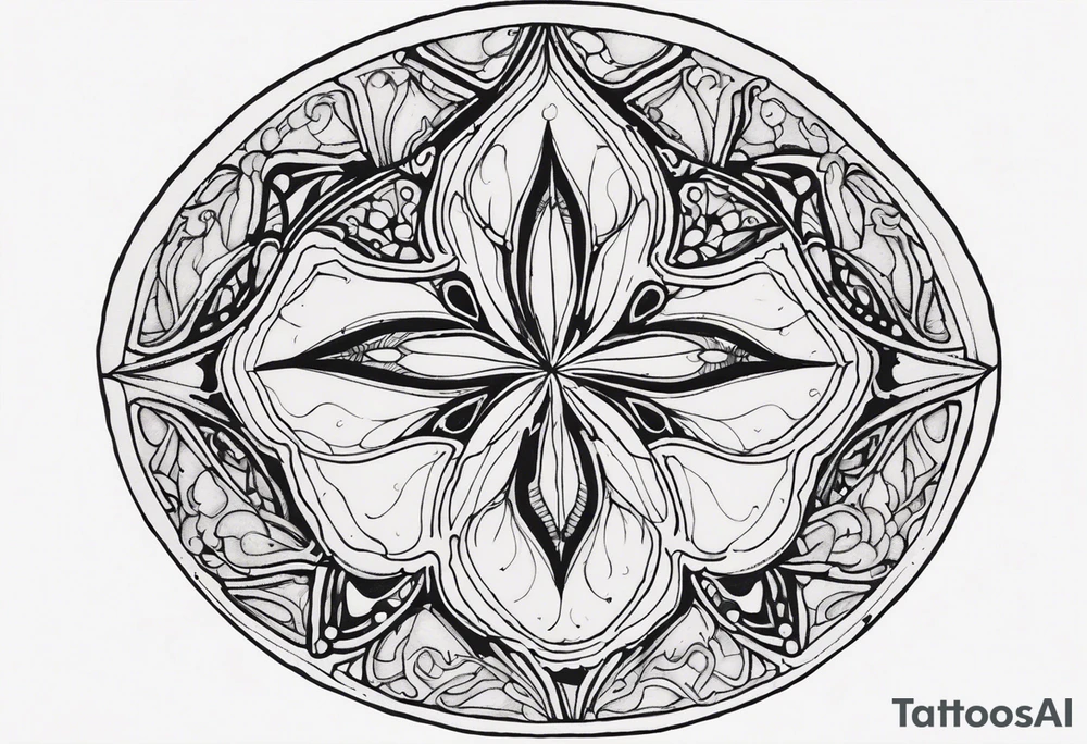 sand dollar tattoo idea