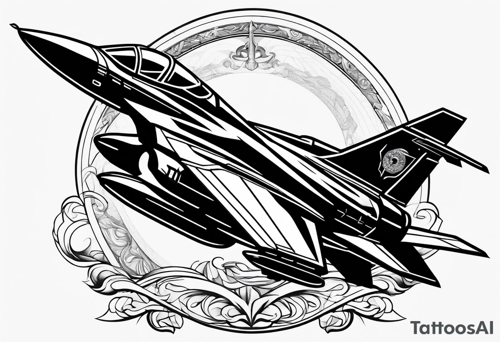 fighter jets tattoo idea