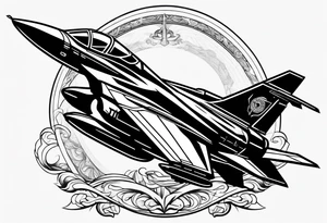 fighter jets tattoo idea