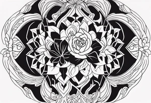 bloody cut tattoo idea