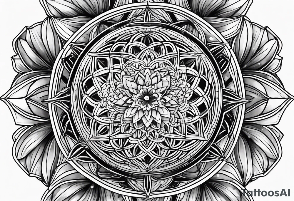 flower of life tattoo idea