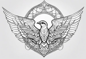 Simple birds tattoo idea