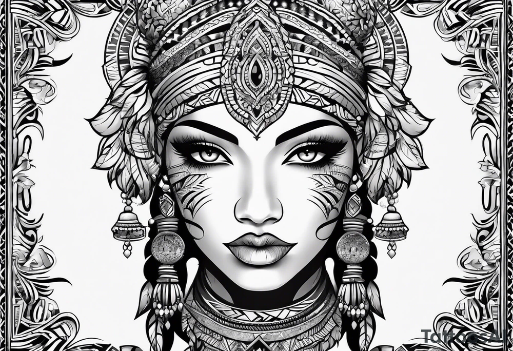 tribal tattoo idea