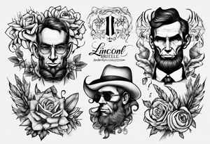 The names Lincoln and Brielle tattoo idea