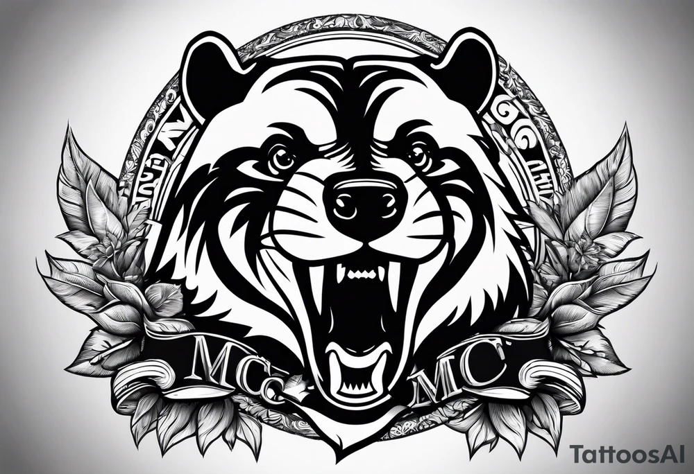 Angry Mc Badgers tattoo idea