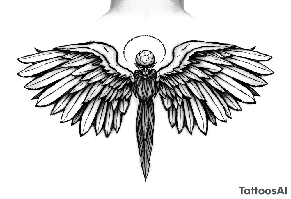 Angel tattoo idea