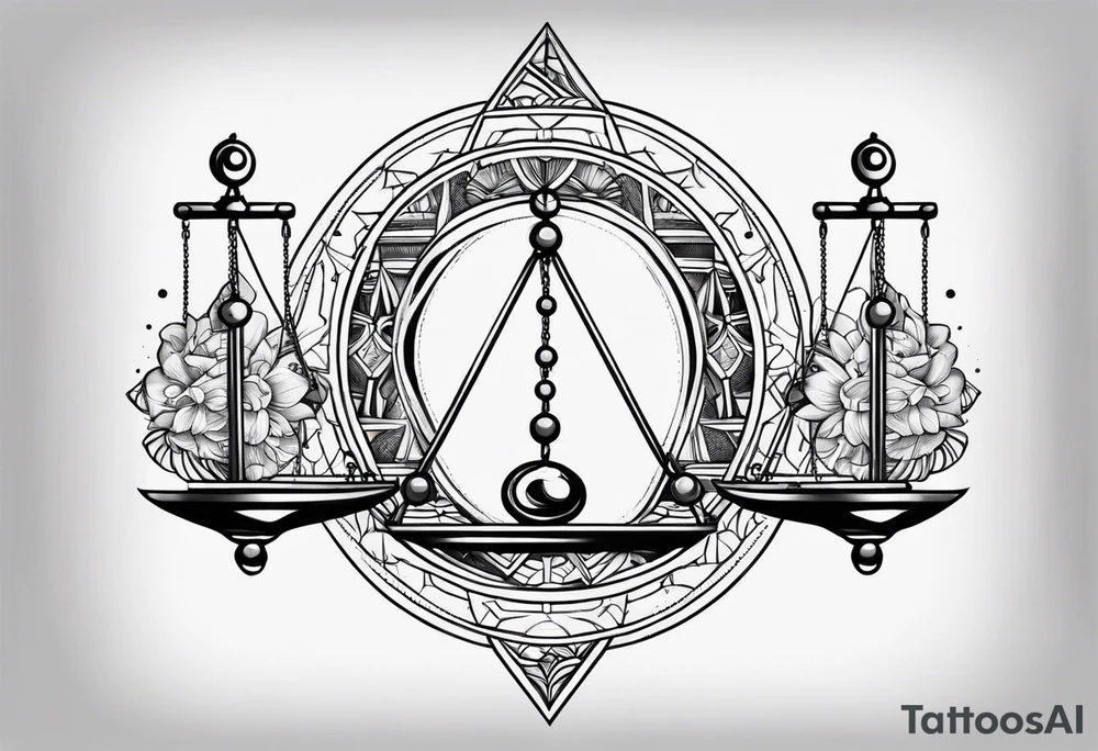 Libra Pisces Scorpio tattoo idea