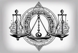 Libra Pisces Scorpio tattoo idea