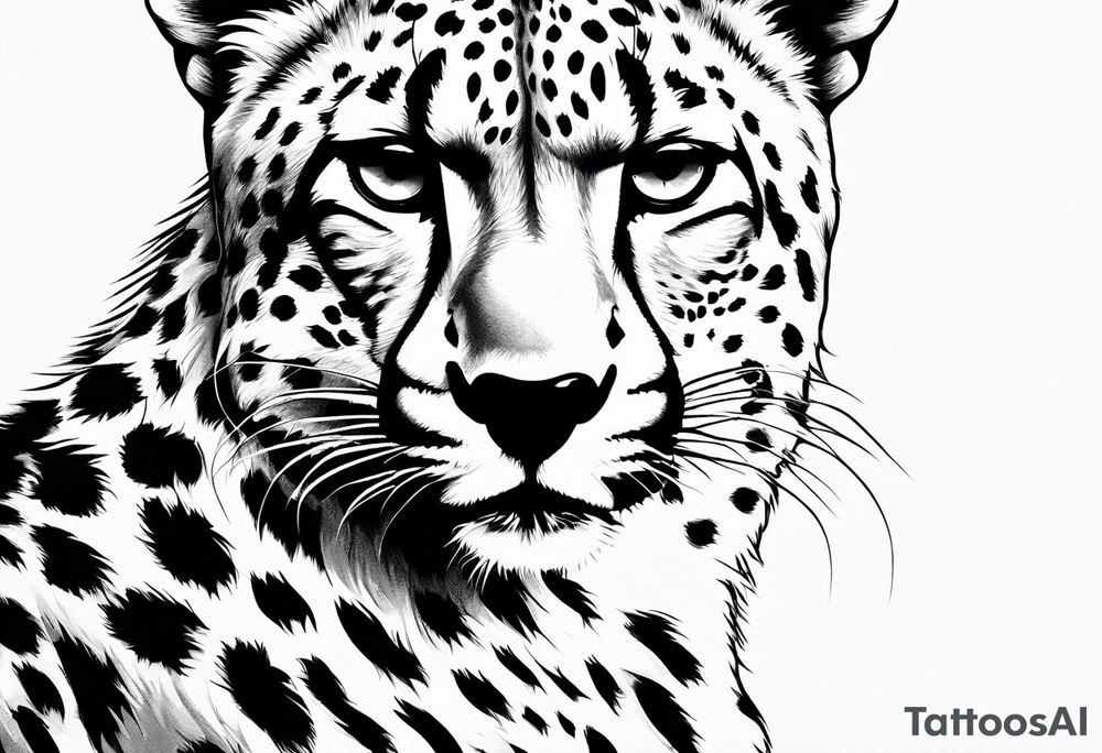 cheetah tattoo idea