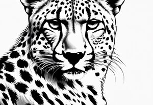 cheetah tattoo idea