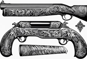 Shotgun tattoo idea