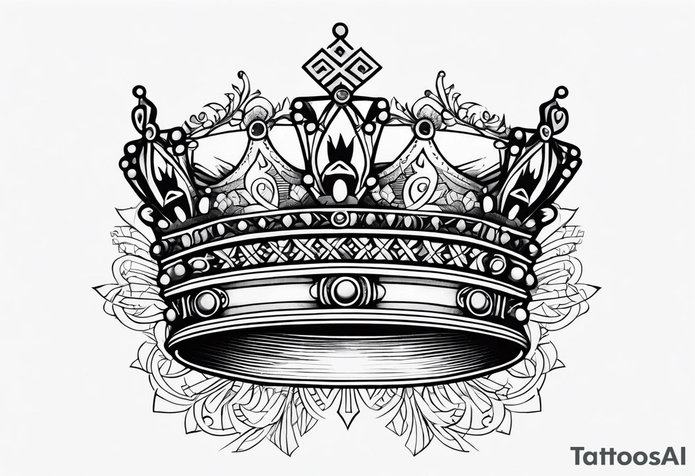 Crown tattoo idea