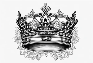Crown tattoo idea