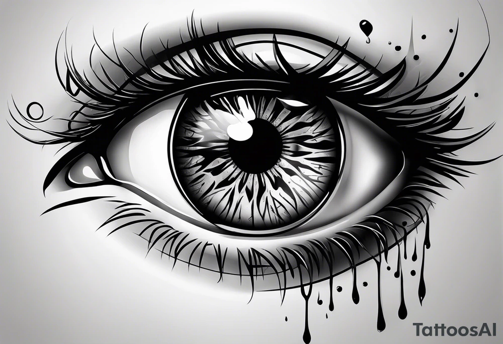 Eye ball tattoo idea