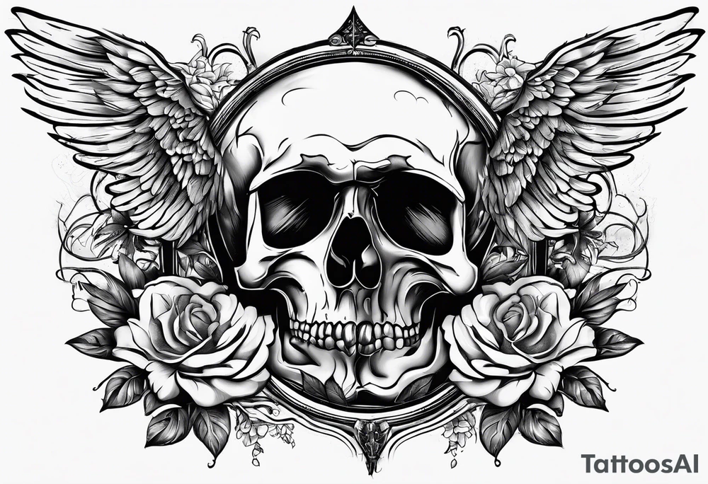 Love’s the death of peace of mind tattoo idea