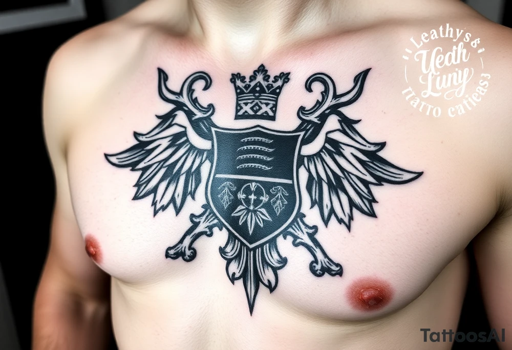 Smith, Irish family crest.
Full chest tattoo idea tattoo idea