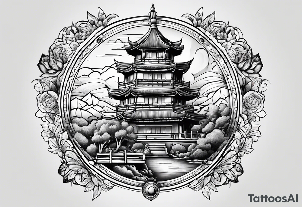 world traveller tattoo idea