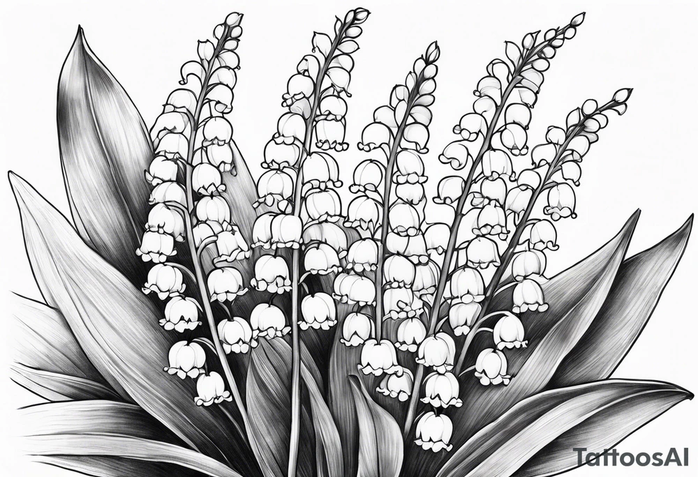 lily of the valley tattoo idea