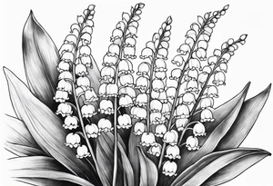 lily of the valley tattoo idea