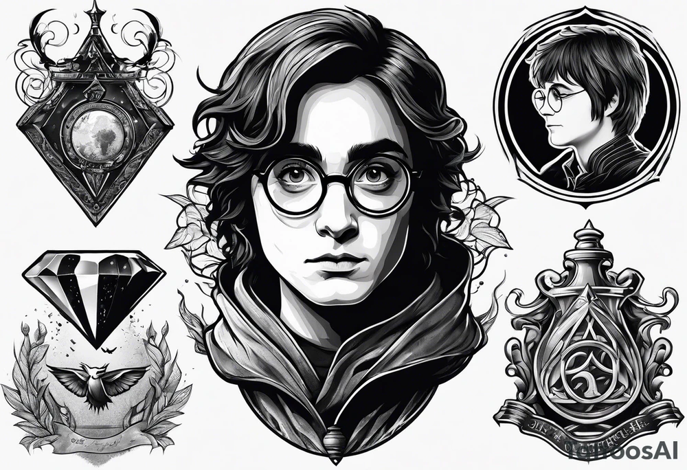 Harry Potter themed tattoo idea