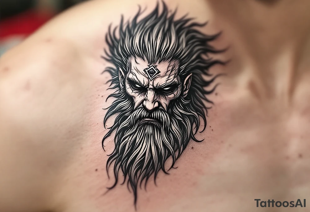 poseidon tattoo idea