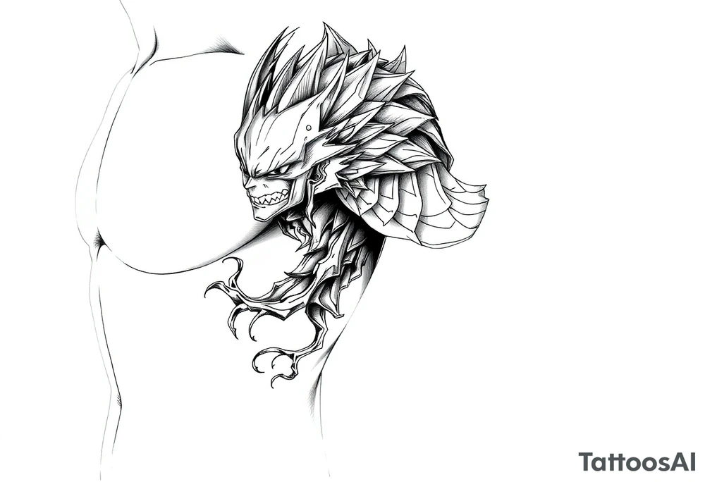 Dragón Ball z tattoo idea
