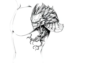 Dragón Ball z tattoo idea