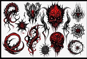 Blood
Tendrils
Horror
Red
Black
Visceral tattoo idea